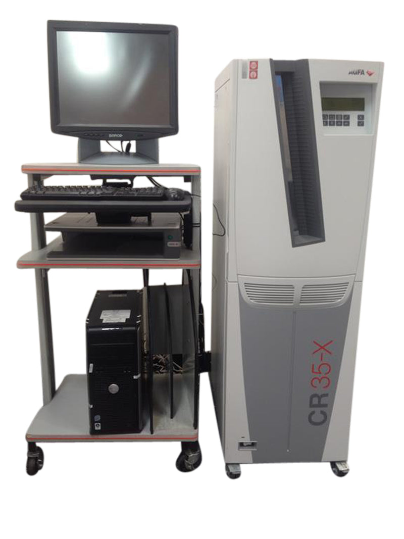 Digitalizador Agfa CR-35X con 4 casetes y estación de trabajo