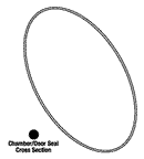 CHAMBER/DOOR SEAL FOR STERRAD 100 S