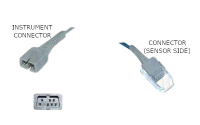 Cable de extensión del sensor Critikon Dinamap 9700 Spo2