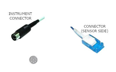 Cable de extensión del sensor Datascope Accusat Spo2