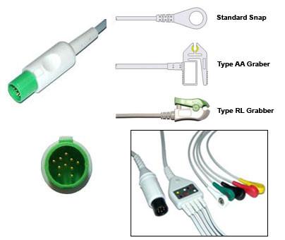 Hellige Servimed Generation Ecg Cable With Leads