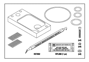 INSULATION BLOCK KIT FOR STERRAD 100NX AND NX