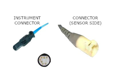Cable adaptador único 90351 Cable de extensión del sensor Spo2