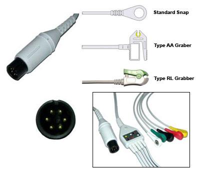 Welch Allyn Propaq Encore A Ecg Cable With Leads