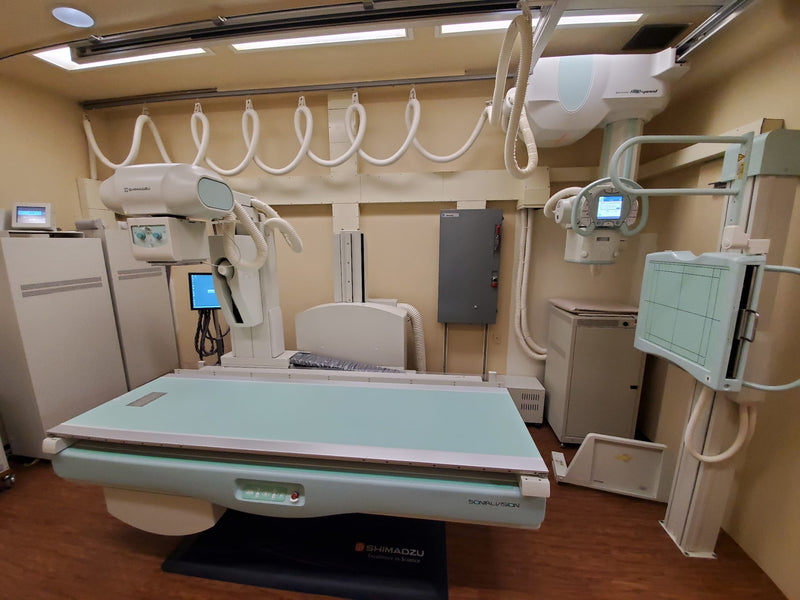 Shimadzu Sonialvision Versa 2015 WIT DAR-8000i, ZS-100IR Fluoroscopy / Rad Room