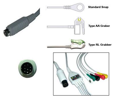 Mek M160246 M360697 Ecg Cable With Leads