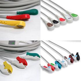 Nihon Kohden Tec 7621C Ecg Cable With Leads