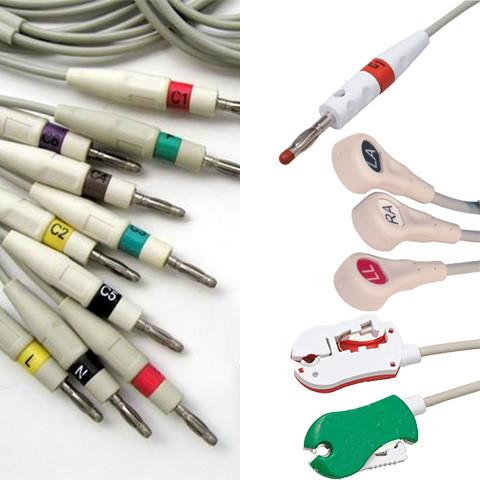 Nihon Konden Biocare DongJiang EKG Cable con conductores